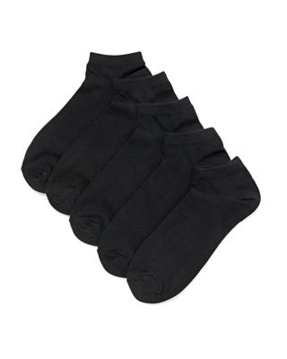 HEMA Dames enkelsokken - 5 paar zwart (zwart)