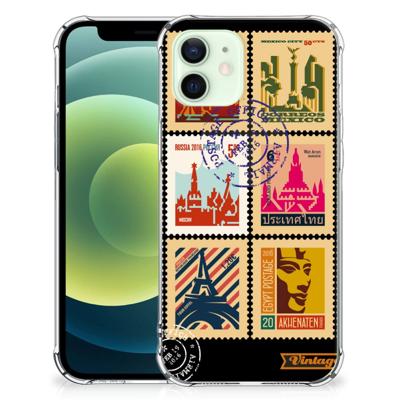 iPhone 12 Mini Telefoonhoesje met valbescherming Postzegels iPhone 12 Mini Telefoonhoesje met valbescherming Postzegels