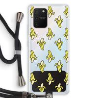 Bananas: Samsung Galaxy S10 Lite Transparant Hoesje met koord