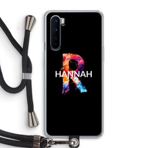 Abstract Spectrum: OnePlus Nord Transparant Hoesje met koord