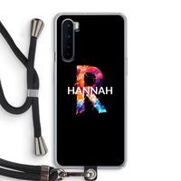 Abstract Spectrum: OnePlus Nord Transparant Hoesje met koord