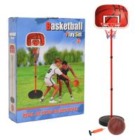 VidaXL Kinderbasketbalset verstelbaar 160 cm