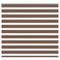 VidaXL Zebra rolgordijn 165x100 cm stofbreedte 160,9cm polyester bruin