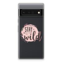 Google Pixel 6 Pro Telefoonhoesje met Naam Boho Stay Wild
