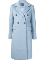 Lorena Antoniazzi manteau en laine à boutonnière croisée - Bleu