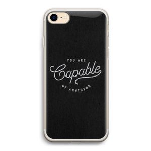 Capable: iPhone 7 Transparant Hoesje