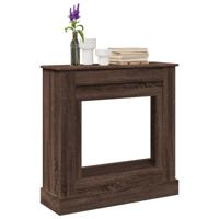 Haardombouw 90x30x90 cm bewerkt hout bruin eikenkleurig