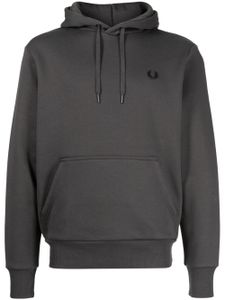 Fred Perry hoodie à logo brodé - Gris