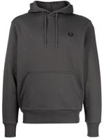 Fred Perry hoodie à logo brodé - Gris