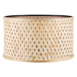 Bamboo Lampenkap - Cilindrisch - Beige - Boheemse stijl - ø40 x 22 cm - E27 fitting - Ontworpen voor Staande Lampen en Pendellamp - Ontworpen voor woonkamer en eetkamer