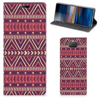 Sony Xperia 10 | Hoesje met Magneet | Aztec Paars