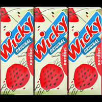 Wicky Original Smaak Aardbei 6 x 200 ml bij Jumbo