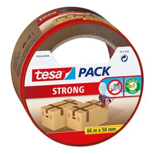 3x Tesa verpakkingstape bruin 66 mtr x 50 mm verpakkingsbenodigdheden