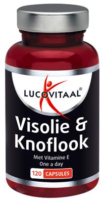 Lucovitaal Voedingssupplementen Visolie & Knoflook 120Capsules