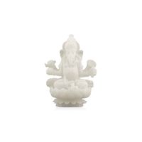 Sneeuwkwarts Beeldje Ganesha (10 cm)