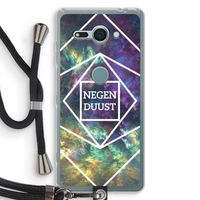 Negenduust ruimte: Sony Xperia XZ2 Compact Transparant Hoesje met koord
