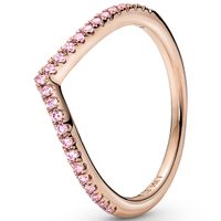 Pandora 186316C02 Ring Wish Sparkling Pink zilver-zirconia rosekleurig-roze