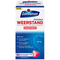 Davitamon Compleet Weerstand Kauwvitamines Aardbei