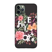 Hello in flowers: Volledig geprint iPhone 11 Pro Hoesje
