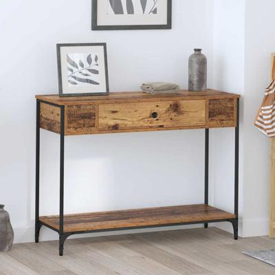 Wandtafel Other Oud hout 100 x 34.5 x 75 cm Bewerkt hout