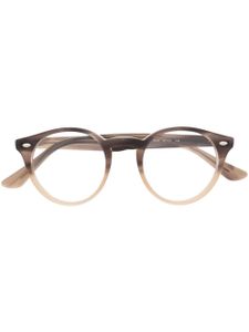 Ray-Ban lunettes de vue à monture ronde - Marron