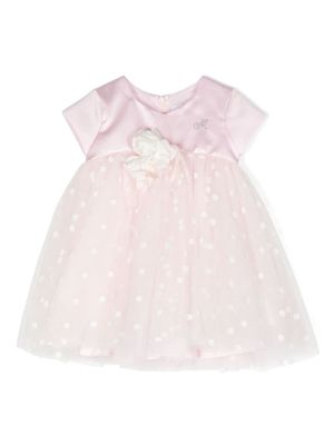 Monnalisa Tulen jurk - Roze Monnalisa Tulen jurk - Roze