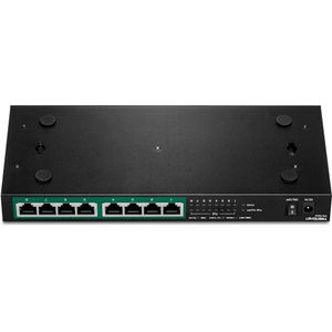Trendnet TPE-TG84 netwerk-switch Unmanaged Gigabit Ethernet (10/100/1000) Power over Ethernet (PoE) Zwart