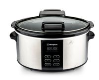 Westinghouse Slowcooker - uitneembare keramische pan - RVS - 6 liter - WKSC65 - thumbnail