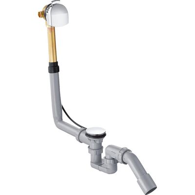 Hansgrohe Exafill E badafvoer, overloop en vulcombinatie met waste chroom 58123000