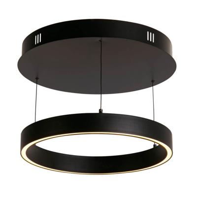 Searchlight Ronde hanglampLayla zwart Ø 44cm - 30410BK
