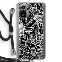 Vexx Black Mixtape: Xiaomi Redmi Note 10S Transparant Hoesje met koord