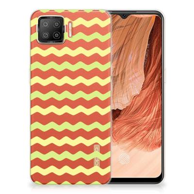 OPPO A73 4G | TPU bumper | Waves Yellow