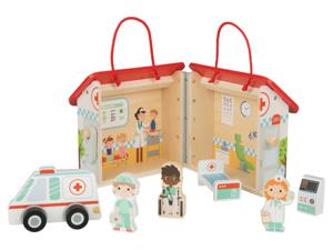 Playtive Draagbaar poppenhuis (Poppenhuisziekenhuis)