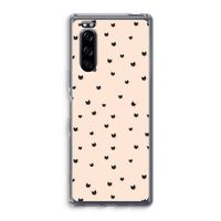 Kleine kattenkopjes: Sony Xperia 5 Transparant Hoesje