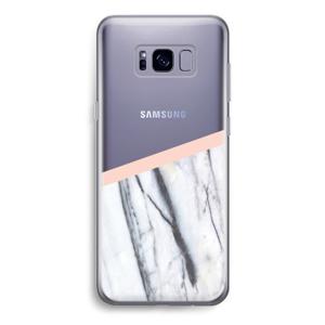 A touch of peach: Samsung Galaxy S8 Transparant Hoesje