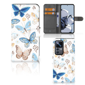 Telefoonhoesje met Pasjes voor Xiaomi 12T | 12T Pro Vlinder