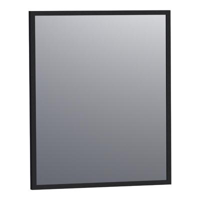 Brauer Onyx Spiegel - 60 cm - Rechthoekig - Zwart Geborsteld Frame
