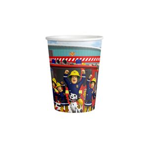 Bekers Team Brandweerman Sam 250 ml (8st)