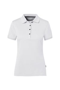 Hakro 214 COTTON TEC® Women's polo shirt - White - L
