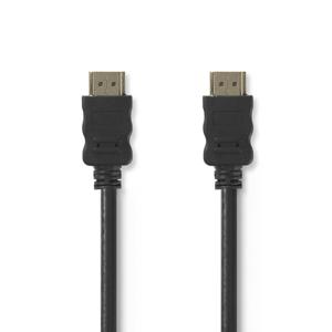 High Speed HDMI-kabel met Ethernet | HDMI-connector - HDMI-connector | 0,5 m | Zwart