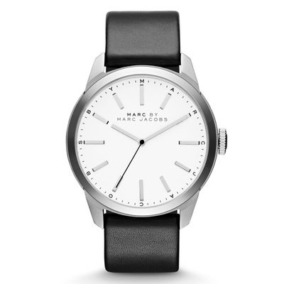 Horlogeband Marc by Marc Jacobs MBM5090 Leder Zwart 22mm