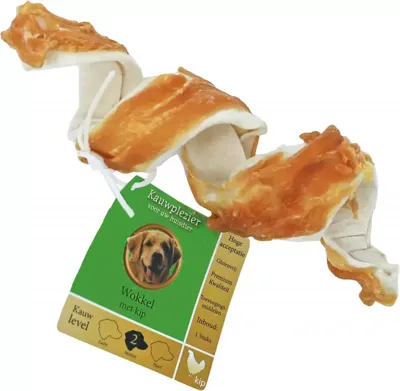 Boony natuurlijke snack wokkel met kip, 16cm