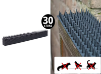 30x JONSKA Anti klim strips - Anti-klim strip - 50 x 4.5 cm
