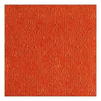 Servetten - 15x st - oranje - barok - 33 x 33 cm - 3-laags - papier - lunchservetten