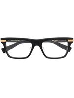 Balmain Eyewear lunettes de vue à monture rectangulaire - Noir - thumbnail