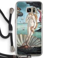 Birth Of Venus: Samsung Galaxy S7 Edge Transparant Hoesje met koord