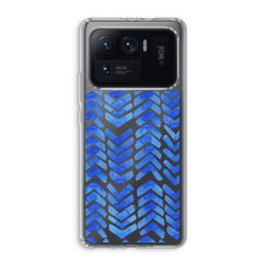 Blauwe pijlen: Xiaomi Mi 11 Ultra Transparant Hoesje