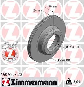 Remschijf COAT Z 450522320