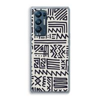 Marrakech print: Oppo Find X3 Neo Transparant Hoesje