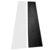 Auralex SonoSuede Trapezoid Panel Right Black absorber (per stuk)